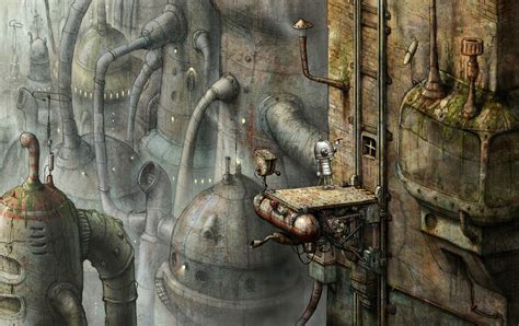  Machinarium! 철제 섬에서 일어나는 스팀펑크 애니메이션 어드벤처!